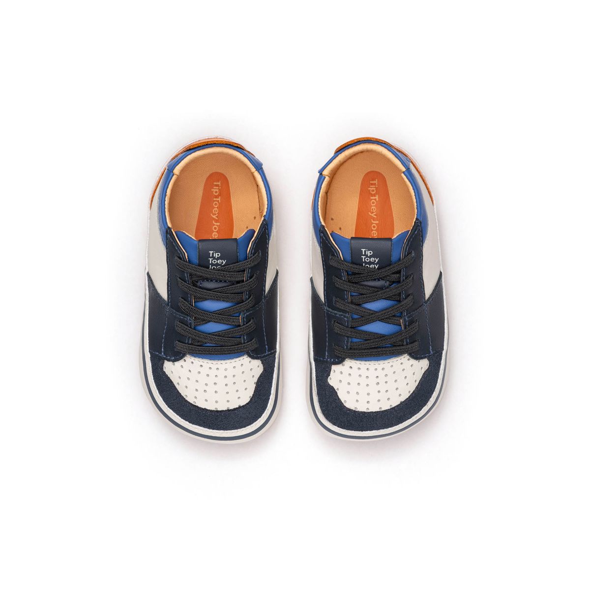 Sapatilhas Ollie TAPIOCA/ NAVY/ TANGERINE- Tip Toey Joey