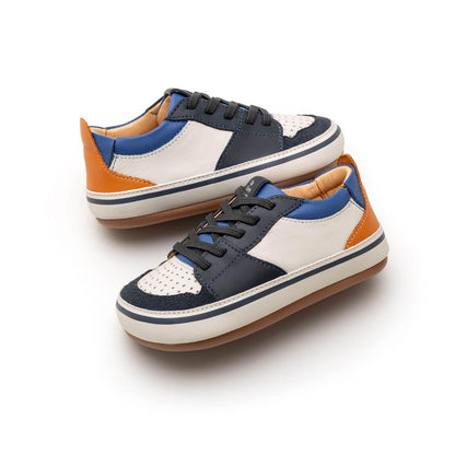Sapatilhas Ollie TAPIOCA/ NAVY/ TANGERINE- Tip Toey Joey