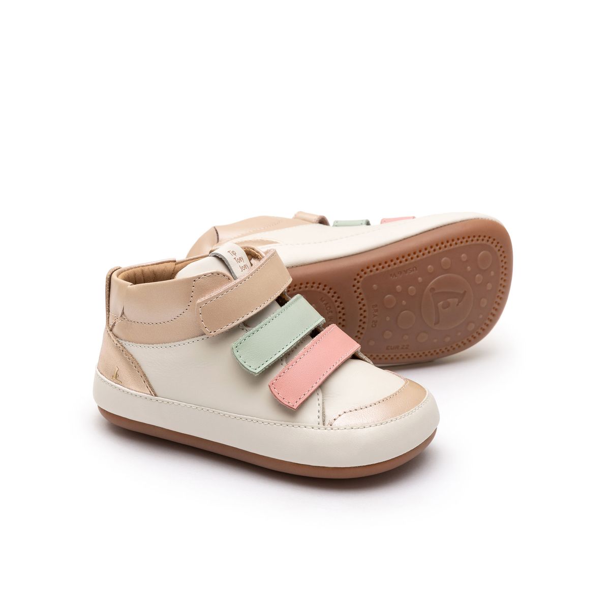 Botas Metropoly TAPIOCA/ PINK LAKE/ MINT- Tip Toey Joey