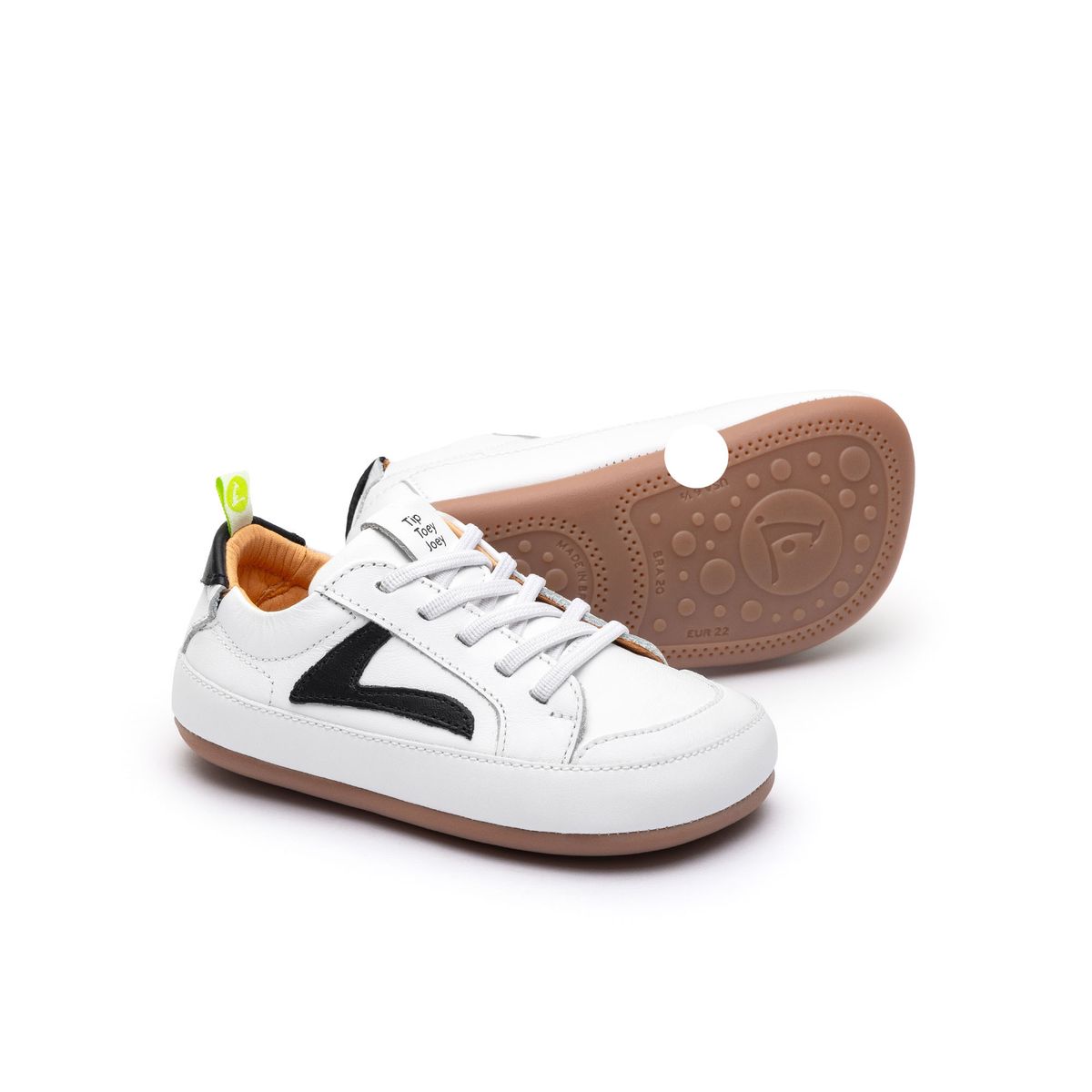 Sapatilhas Ground WHITE/ BLACK- Tip Toey Joey