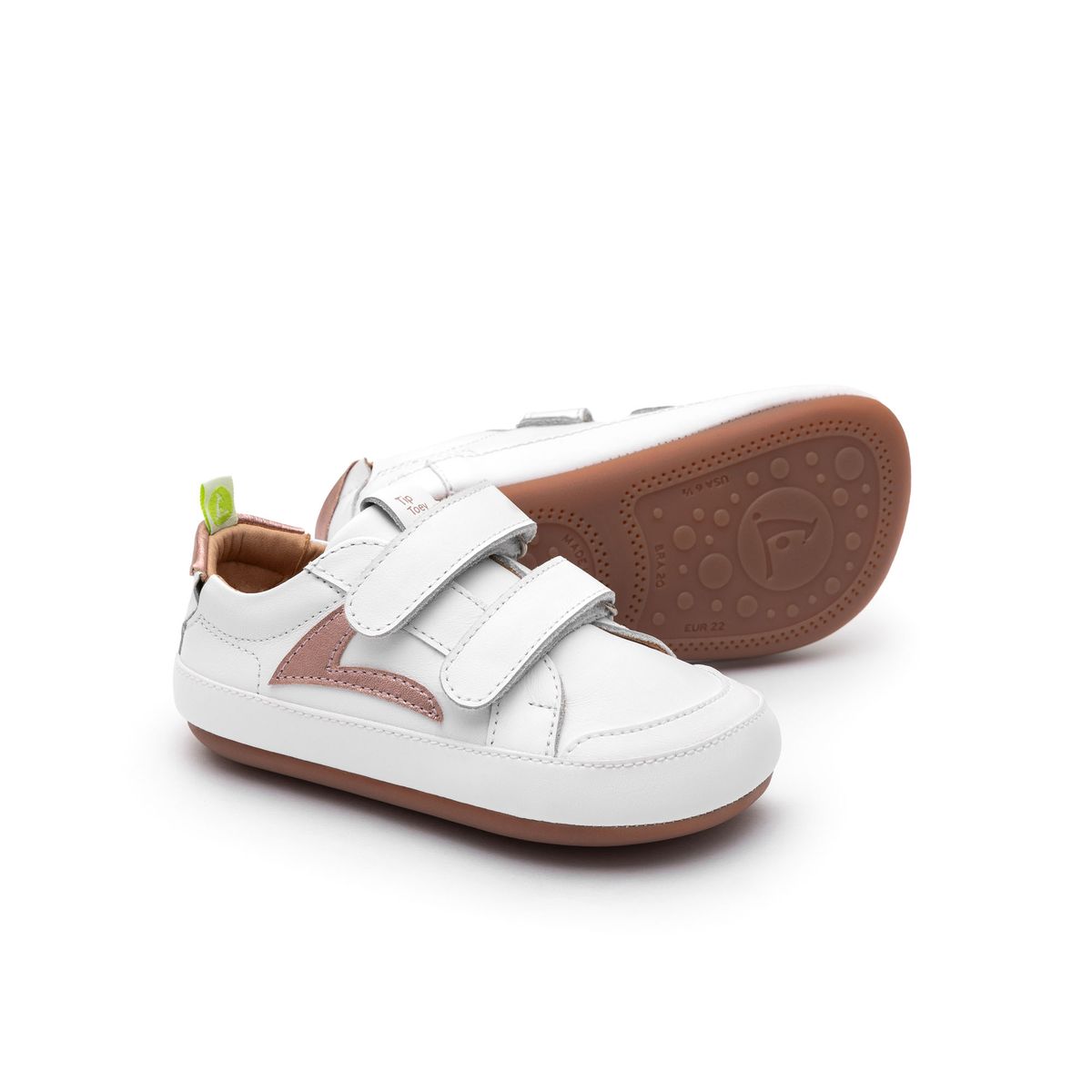 Sapatilhas Hopper white rose/gold- Tip Toey Joey