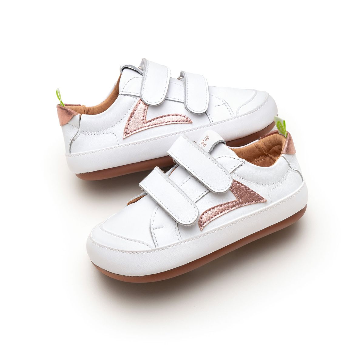 Sapatilhas Hopper white rose/gold- Tip Toey Joey