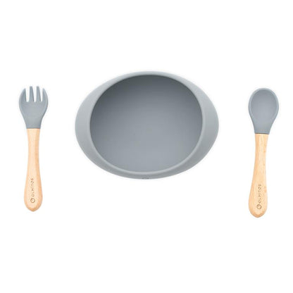 Conjunto de Alimentação Silicone 3 peças - Olmitos