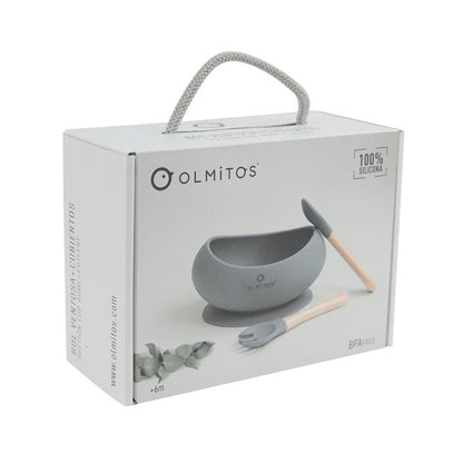 Conjunto de Alimentação Silicone 3 peças - Olmitos
