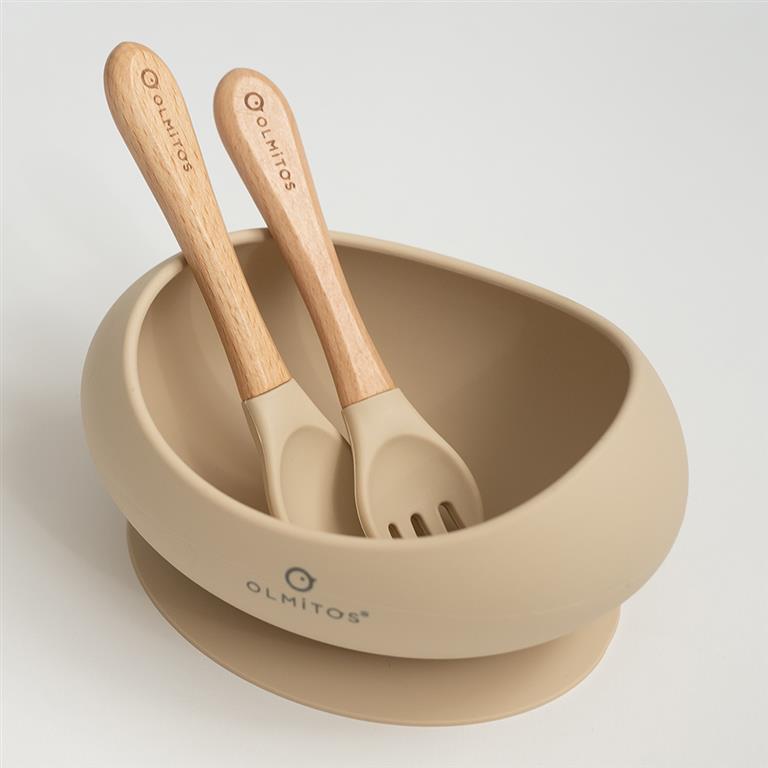 Conjunto de Alimentação Silicone 3 peças - Olmitos