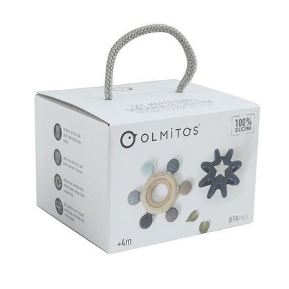 CONJUNTO DE MORDEDORES SILI BLUE SENSORI-Olmitos