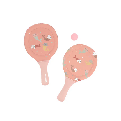 Raquetes de Neoprene com bola-Monneka