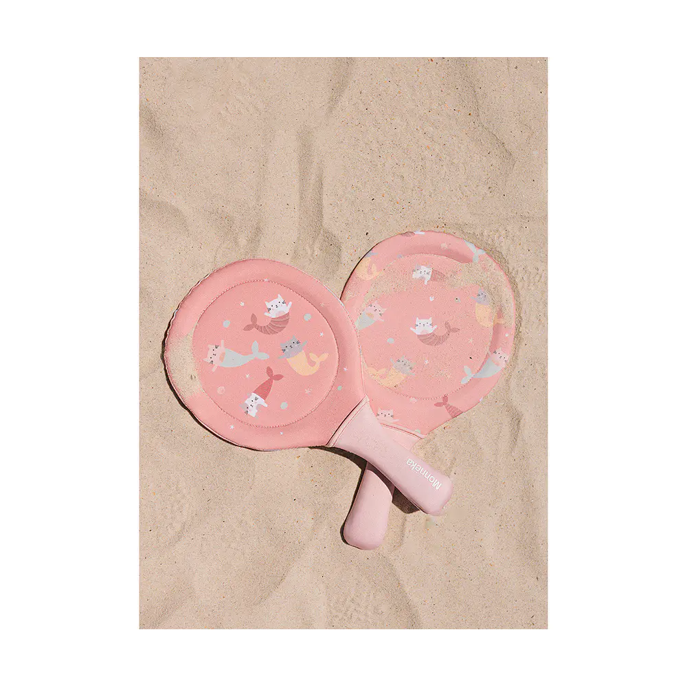 Raquetes de Neoprene com bola-Monneka