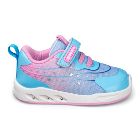 Sapatilhas Barefoot Luzes Fantasia Azul e Rosa - Chetto