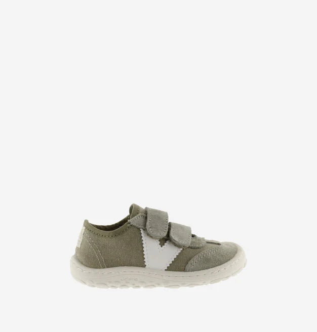 Sapatilhas Bosco Tiras Lona Kaki- Victoria