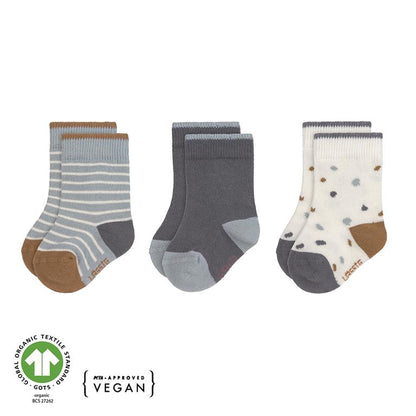 Meias Respeitadoras- Lassig Blue- Conjunto de 3 Unidades