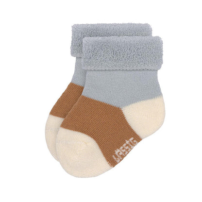 Meias Respeitadoras  Lassig  BLUE/ CARAMELO- Conjunto de 3 Unidades