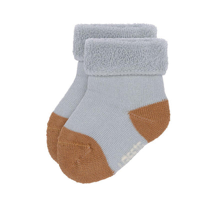 Meias Respeitadoras  Lassig  BLUE/ CARAMELO- Conjunto de 3 Unidades