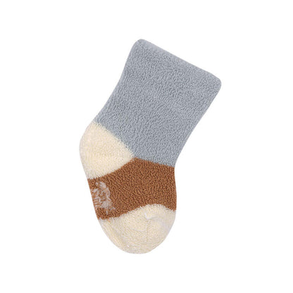 Meias Respeitadoras  Lassig  BLUE/ CARAMELO- Conjunto de 3 Unidades
