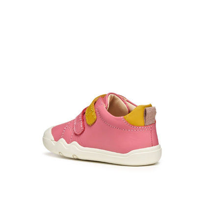 Sapatilhas steppieup baby- Pink/Yellow- Geox
