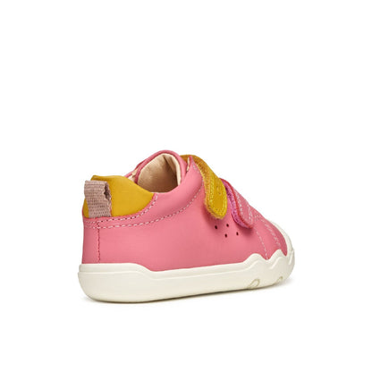 Sapatilhas steppieup baby- Pink/Yellow- Geox