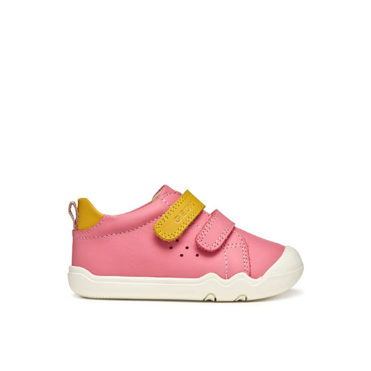 Sapatilhas steppieup baby- Pink/Yellow- Geox