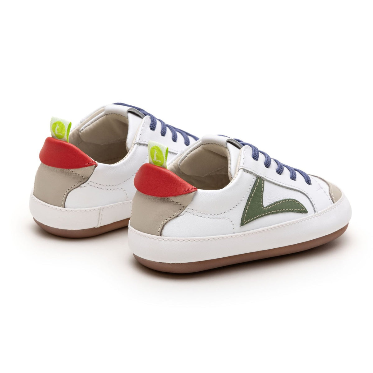Sapatilhas Ground WHITE/ SALSA/ TOMATE-Tip Toey Joey