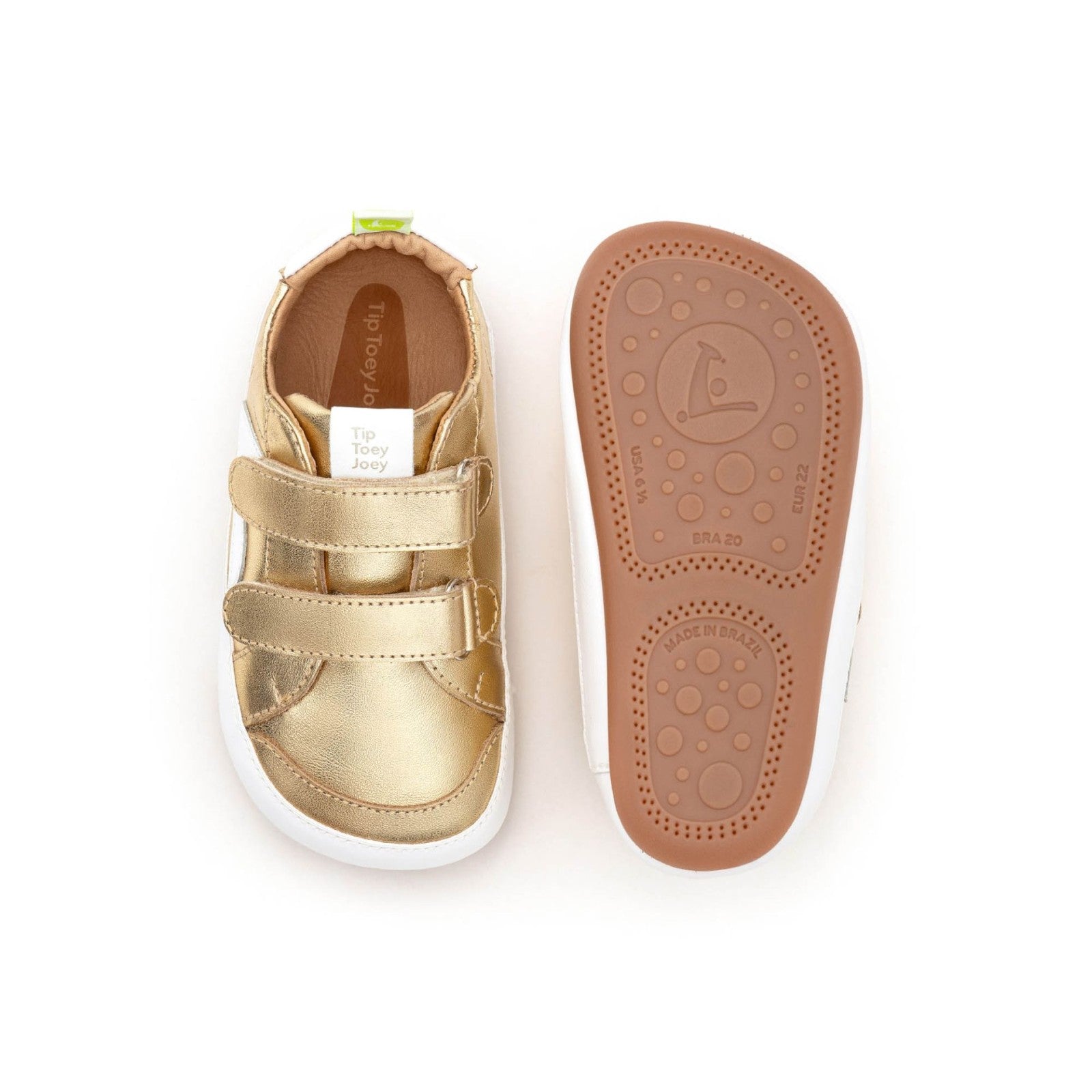 Sapatilhas Hopper METAL GOLD/ WHITE - Tip toey joey