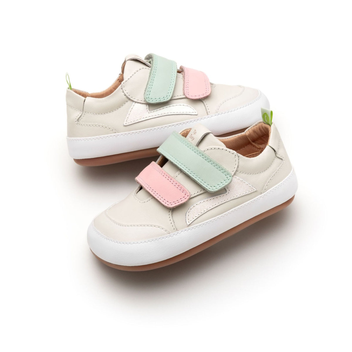 Sapatilhas Landy Tapioca /Blossom Pink/Mint- Tip toey joey