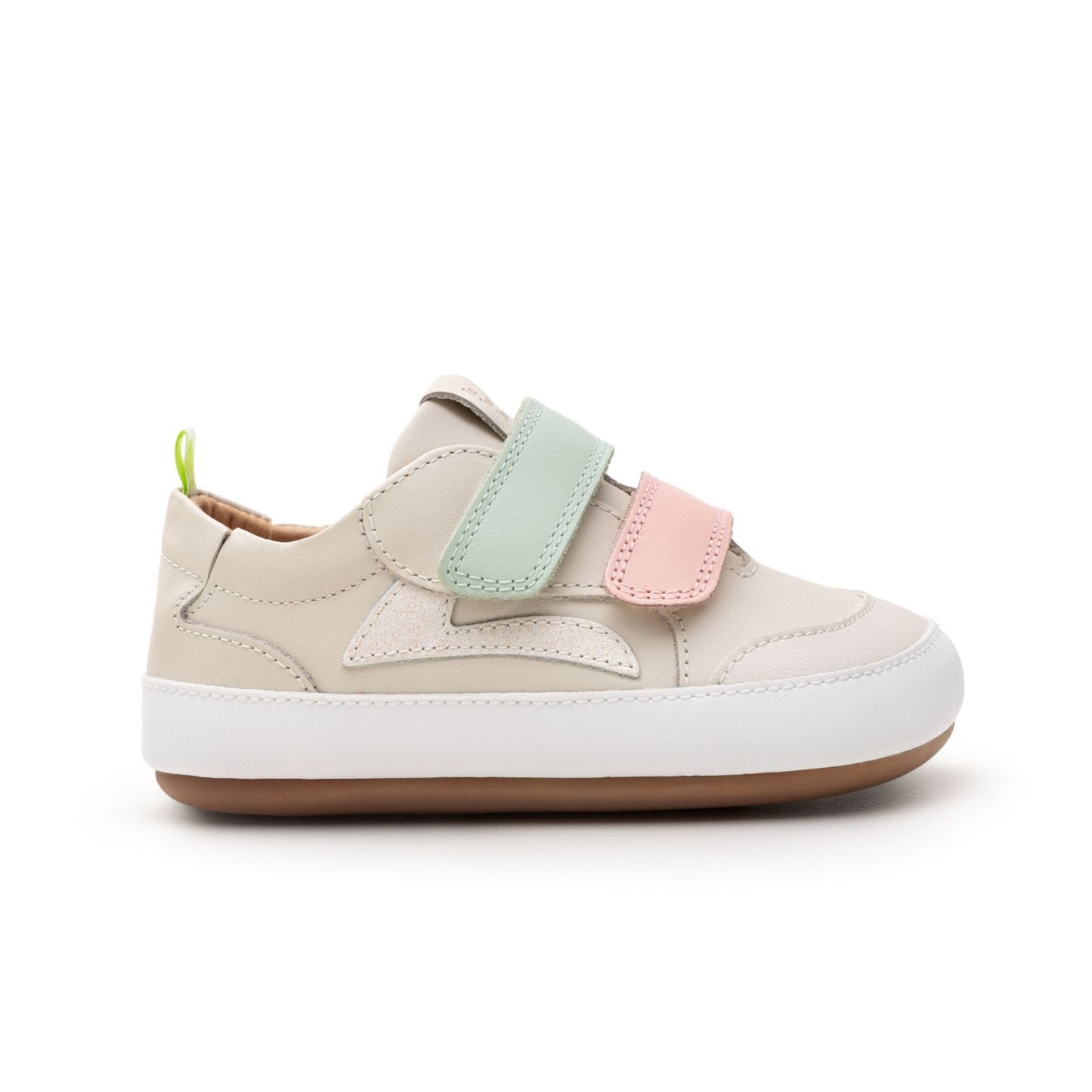 Sapatilhas Landy Tapioca /Blossom Pink/Mint- Tip toey joey