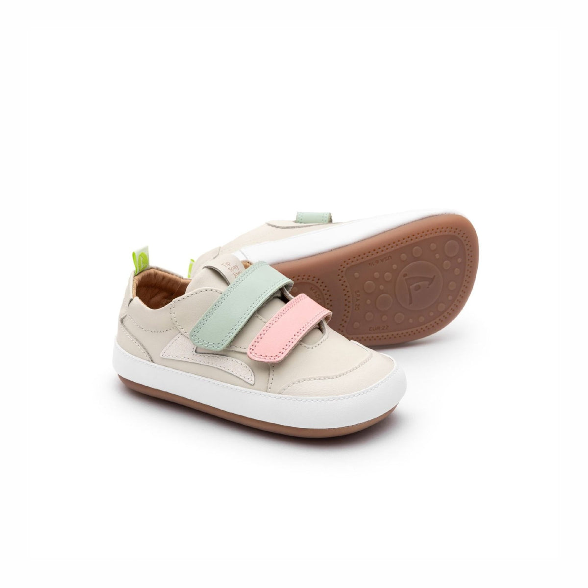 Sapatilhas Landy Tapioca /Blossom Pink/Mint- Tip toey joey