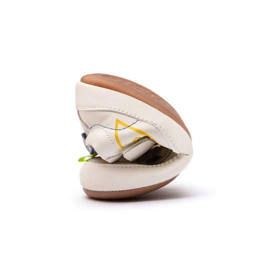 Sapatilhas Outline TAPIOCA/ IVORY SUEDE/ BLUE TANG -Tip Toey Joey