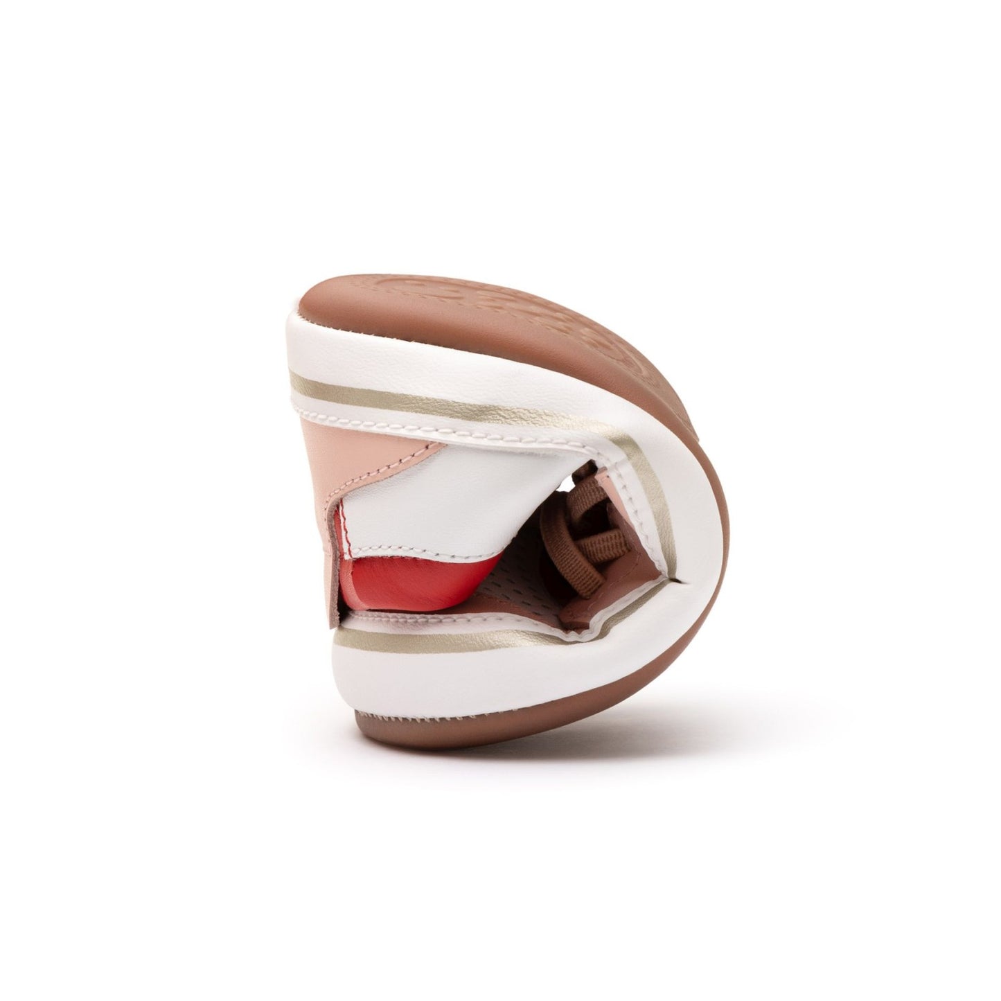 Sapatilhas Ollie WHITE/ BLOSSOM PINK/ TOMATE -Tip Toey Joey