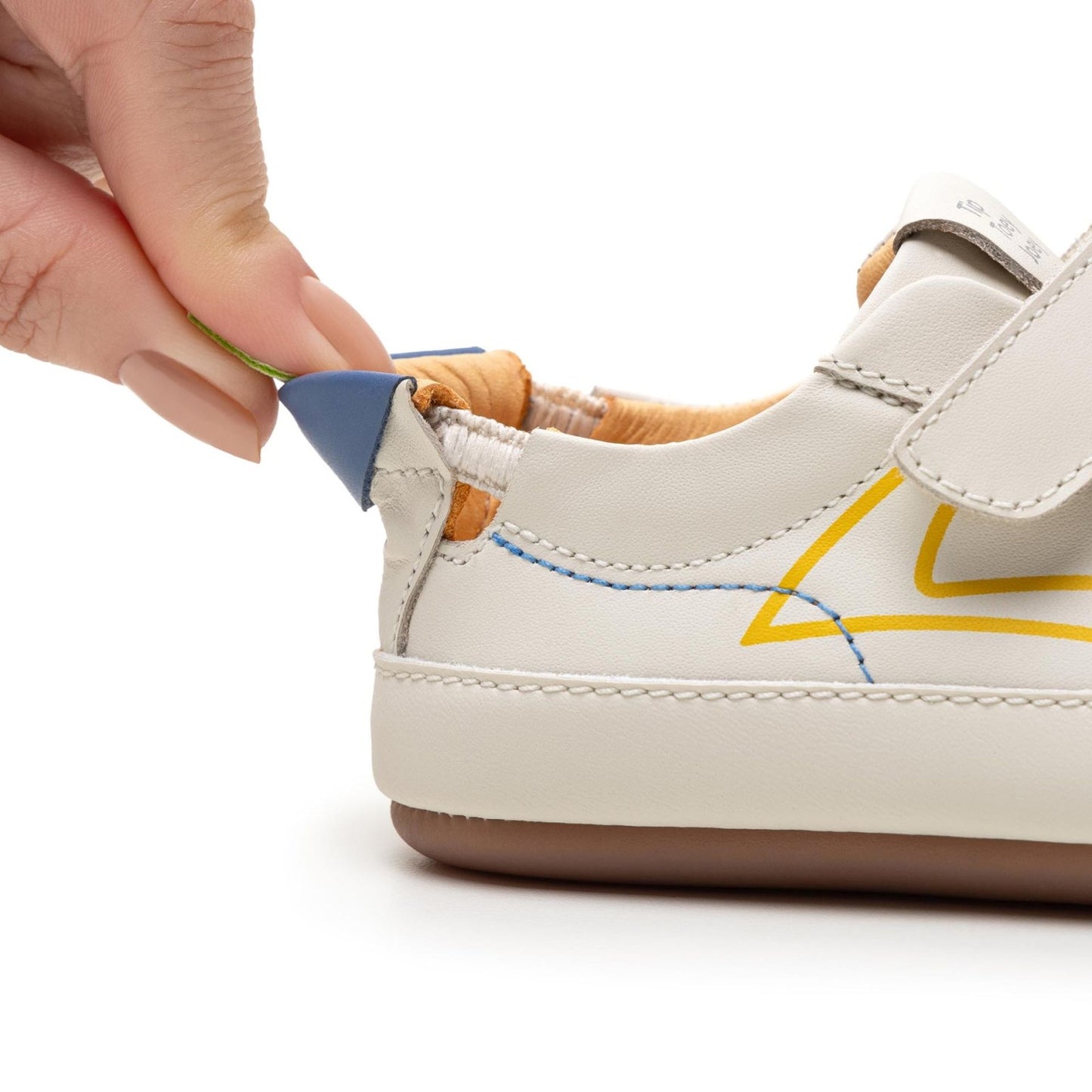 Sapatilhas Outline TAPIOCA/ IVORY SUEDE/ BLUE TANG -Tip Toey Joey