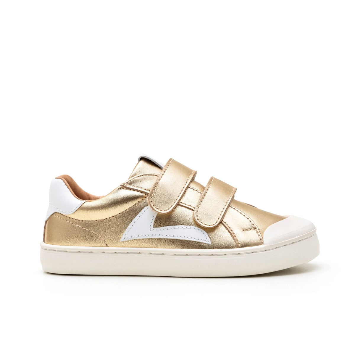 Sapatilhas Hopper METAL GOLD/ WHITE - Tip Toey Joey