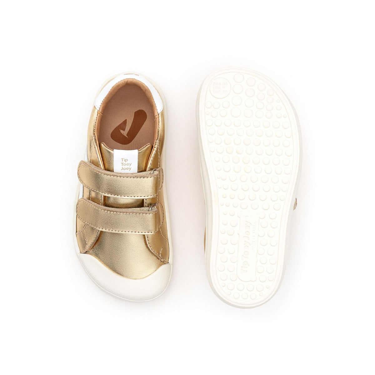 Sapatilhas Hopper METAL GOLD/ WHITE - Tip Toey Joey