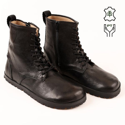 Botas Barefoot KOMBAT - Preto-Lang. S