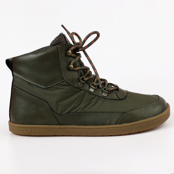 Botas Barefoot veganas de inverno RIDGE - Kaki- Lang.S