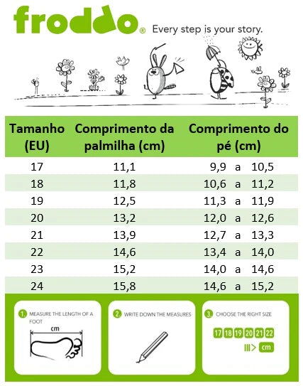 Sapatilhas Prewalkers Azul -Froddo