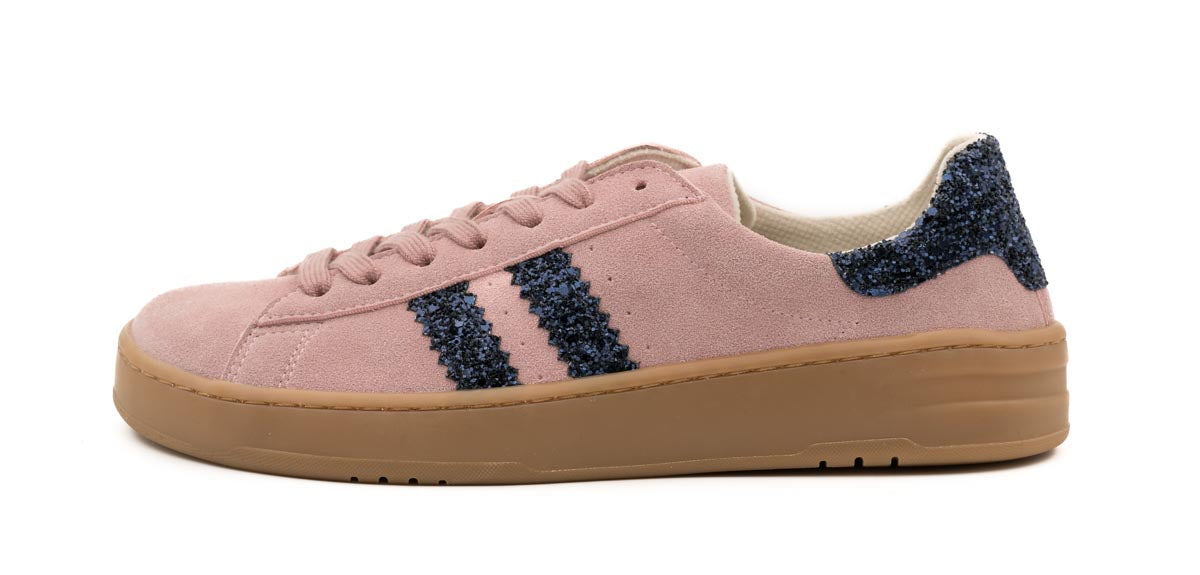 Sapatilhas Suede Eletra Rosa-Coqueflex