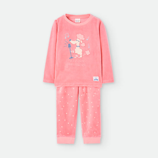 Pijama Infantil Poodle Musical-Waterlemon