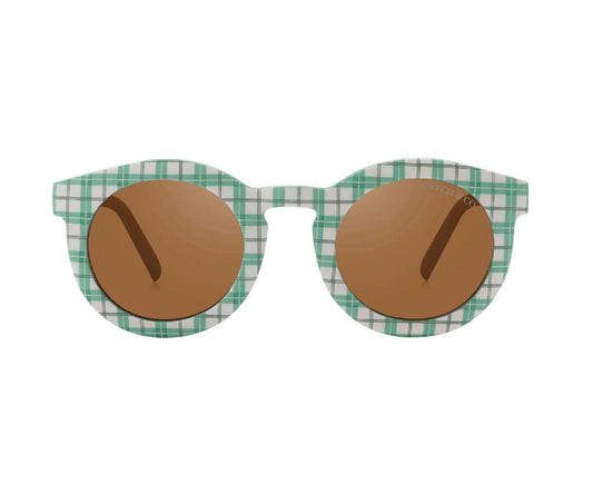 Óculos de Sol Flexíveis Polarizados Fern Plaid Classic Grech & Co - 0/2 anos