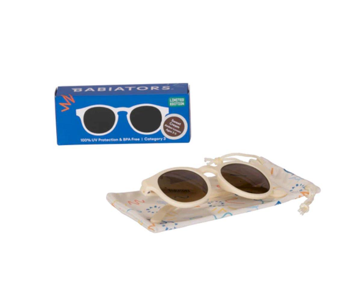 Óculos de Sol Flexibles Keyhole (0-24meses) Sweet Cream