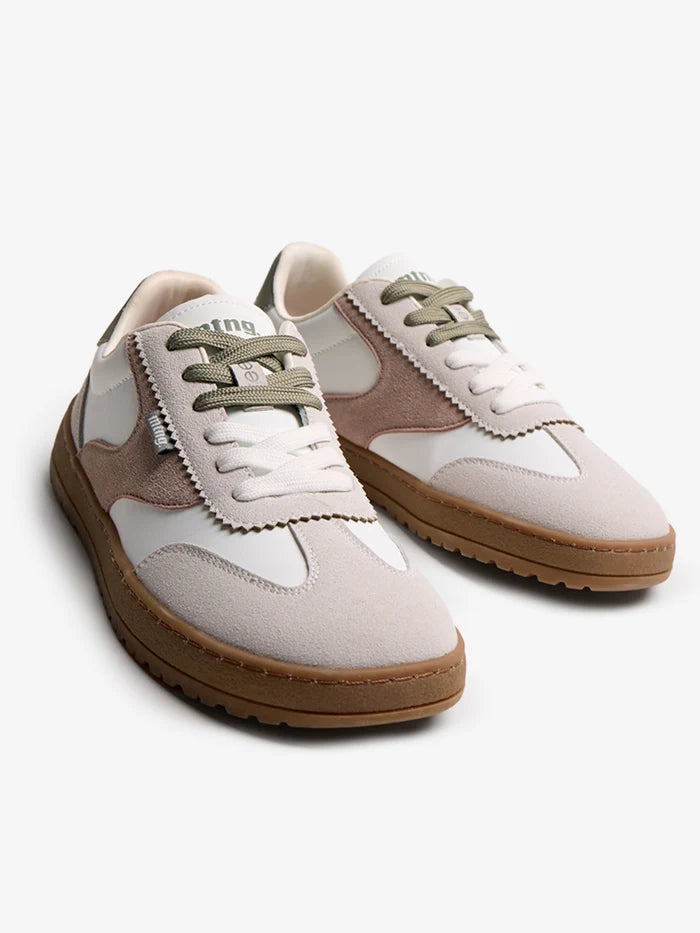 Sapatilhas Mustang free -Alaska Branco e Rosa