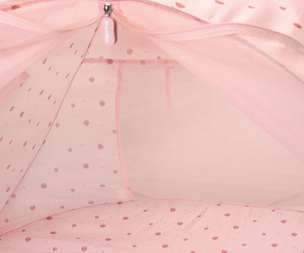 Tenda Pop-Up Mini com Protetor Anti-mosquitos Strawberries- Monneka
