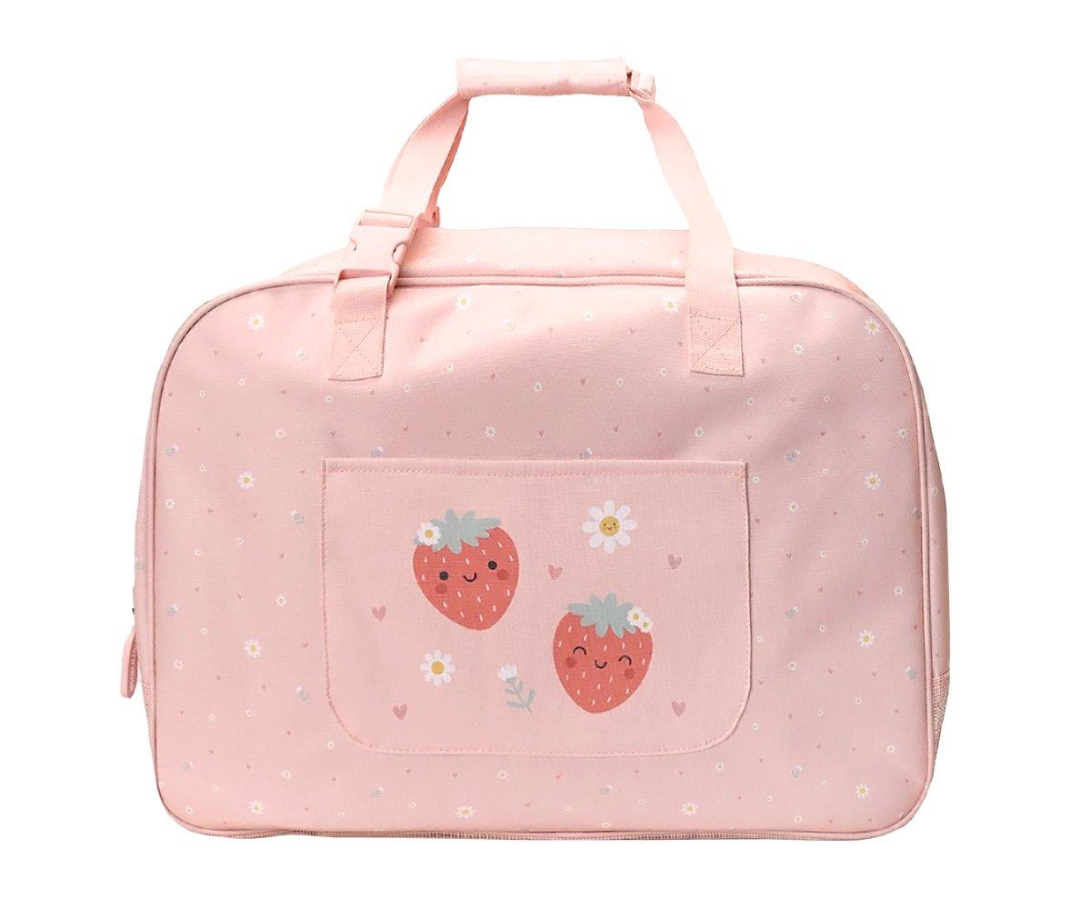 Bolsa de Praia com Rede Strawberries- Monneka