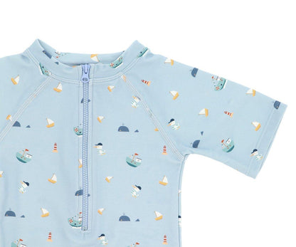 Fato de banho com Zíper Fishing Boat- Monneka