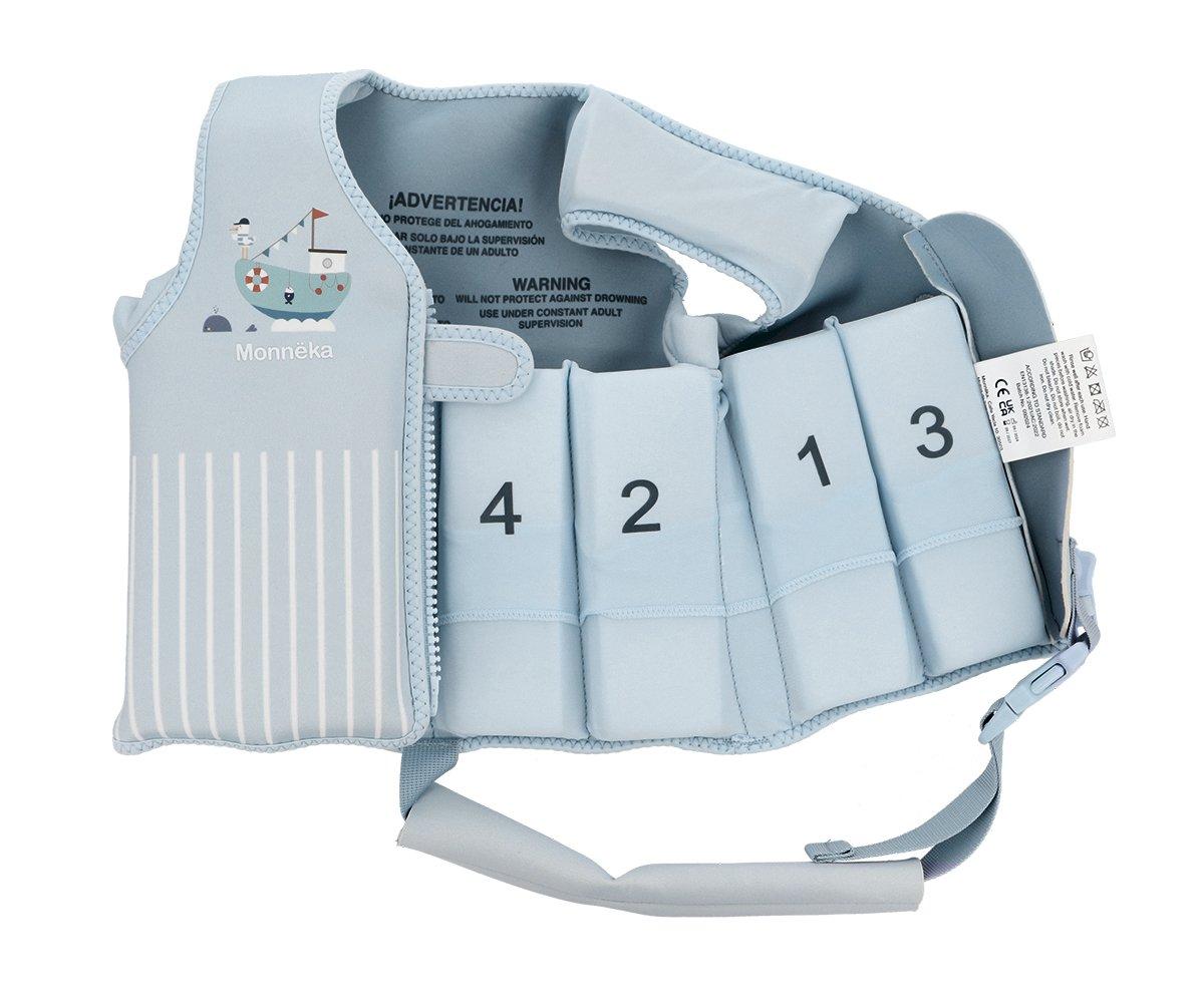 Colete flutuador Aprendizagem Fishing Boat - Monneka