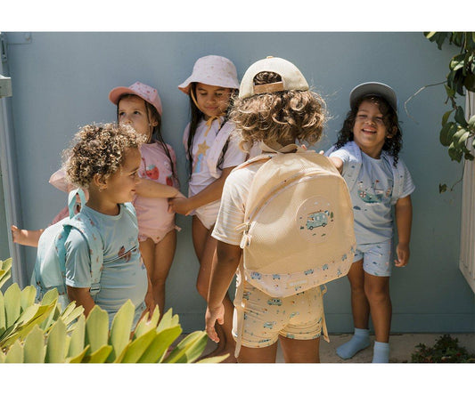 Mochila infantil Anti-areia Fishing Boat- Monneka