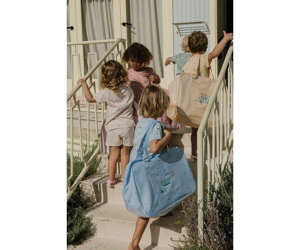 Bolsa de Praia com Rede Strawberries- Monneka