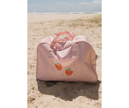 Bolsa de Praia com Rede Strawberries- Monneka