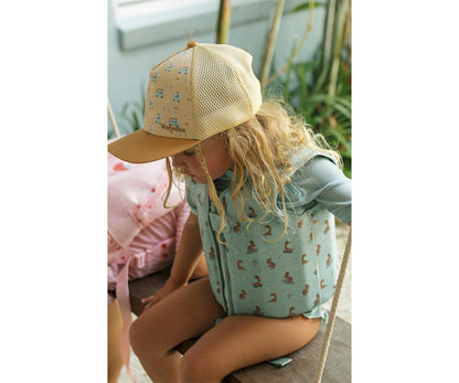 Boné com viseira Surf Van - Monneka