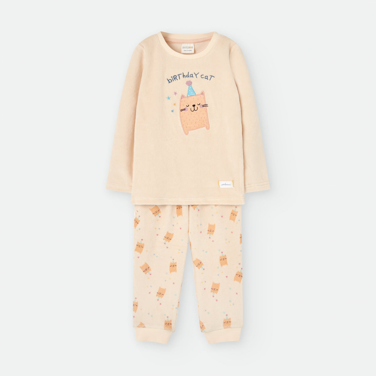 Pijama Infantil  Birthday Cat -Waterlemon