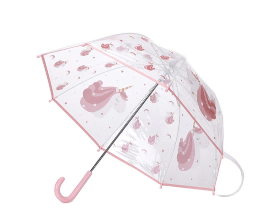 Guarda-chuva transparente Magical Unicorn