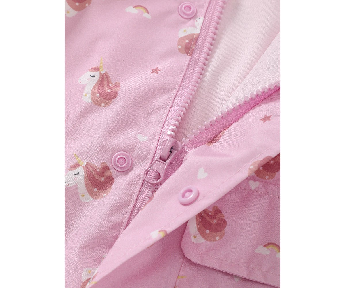 Capa de chuva infantil Magical Unicorn